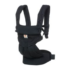 Ergobaby 360 Baby Carrier - Cotton: Pure Black