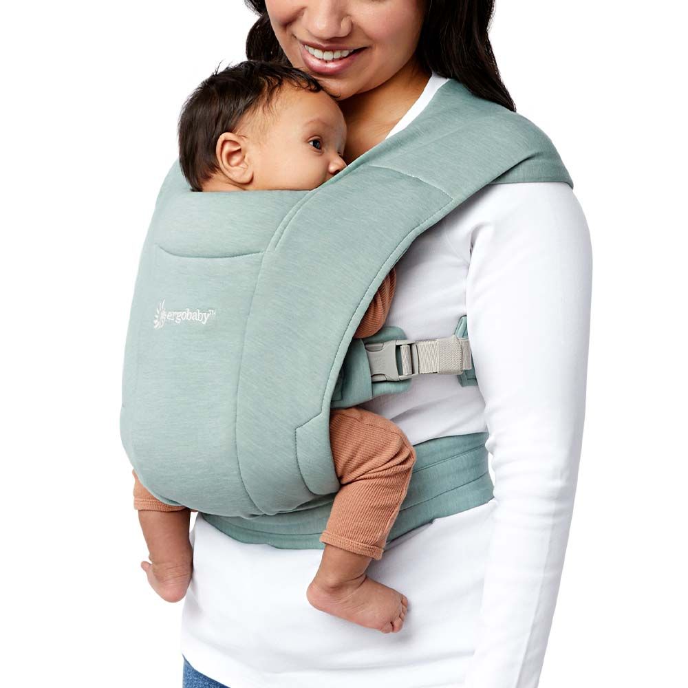 Ergobaby Embrace Newborn Carrier – Soft Knit: Jade