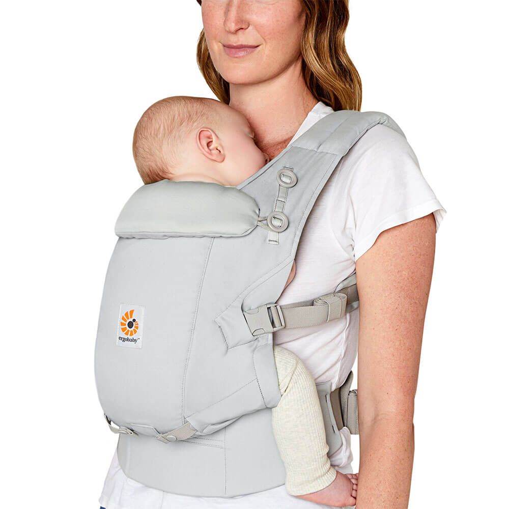 Ergobaby Adapt SoftTouch™ Cotton Baby Carrier: Pearl Grey