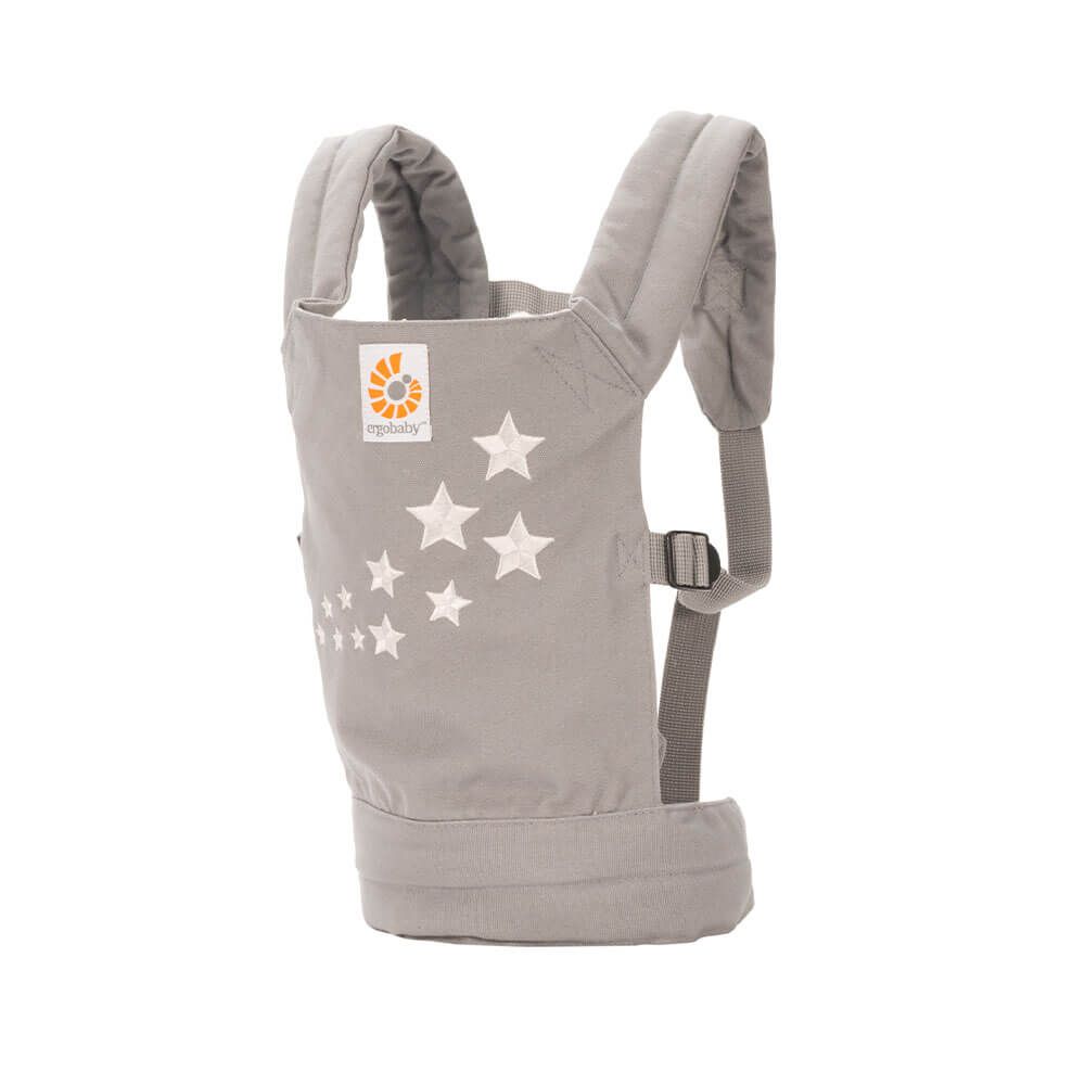 Kid's Baby Doll Carrier, Grey Stars