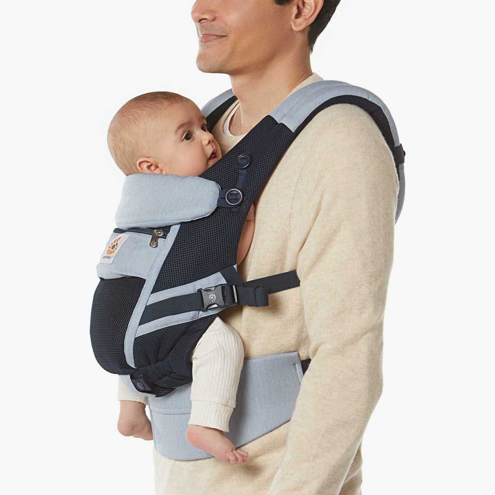 Adapt Baby Carrier: Cool Air Mesh - Chambray