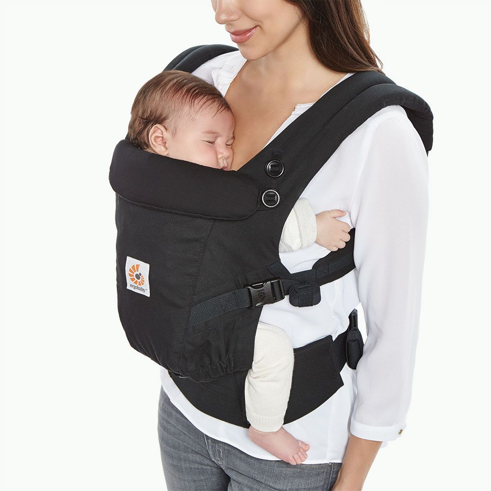 Adapt Baby Carrier - Best Carrier for Newborn - Black | Ergobaby
