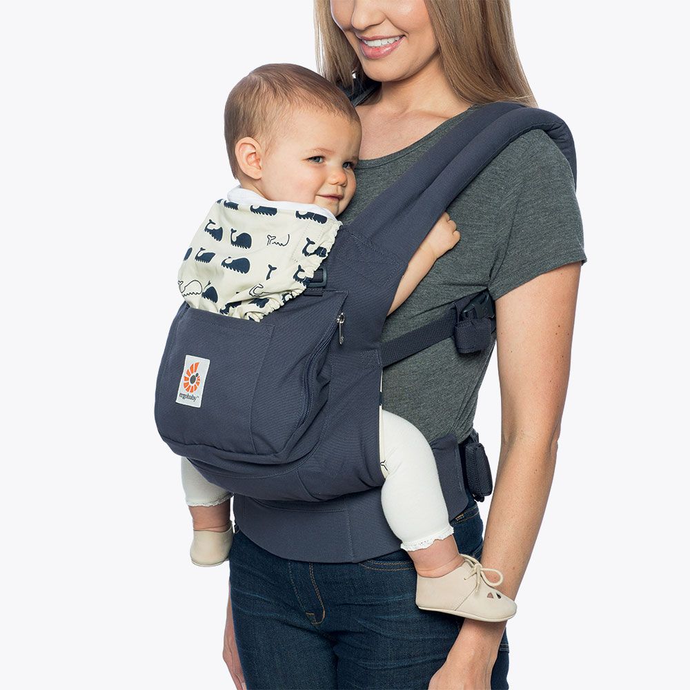 Original Baby Carrier - Soft Carrier - Blue Whales | Ergobaby
