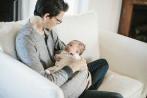 Heathered Grey Nursing Pillow NPAGRY_0011