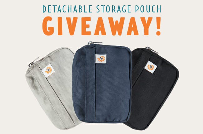 Who wants to win a storage pouch for their carrier?