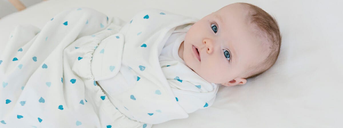 Ergobaby UK | Safe Sleep Tips | Swaddler in Heart to Heart