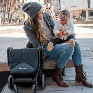 Ergobaby Metro Stroller | credit : @ourwishfultrio on IG