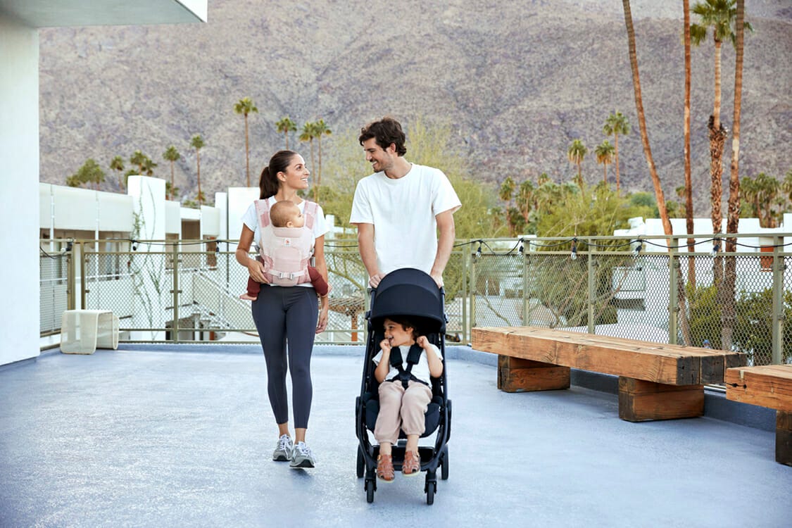 Ergobaby Metro+ Stroller and Aerloom baby carrier