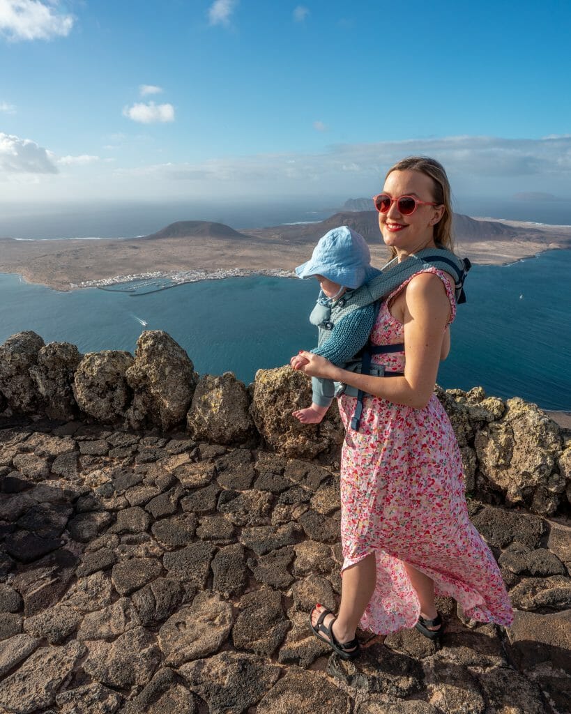 Travelling with baby carrier