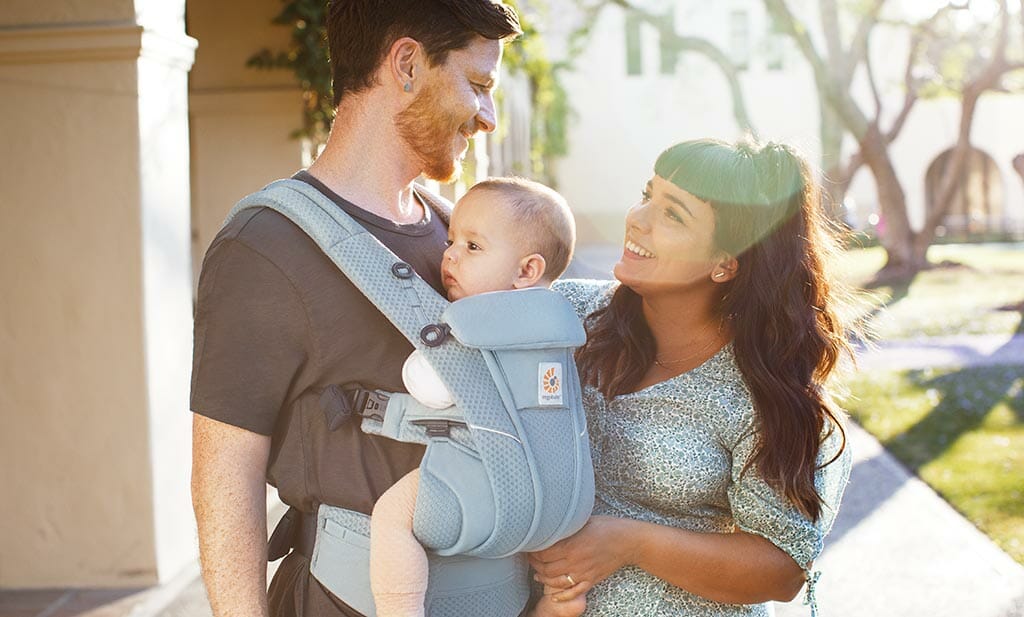 Start your adventure with a breathable baby carrier…