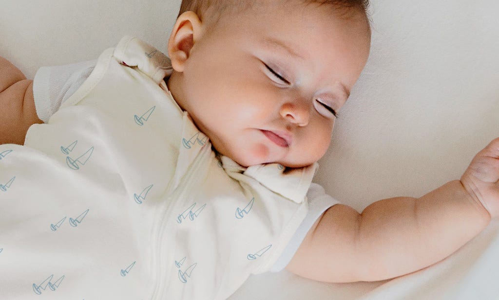 How should I prepare my baby for sleep during the summer?